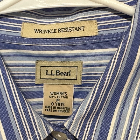 LL Bean women’s Size M wrinkle resistant - Picture 6 of 9